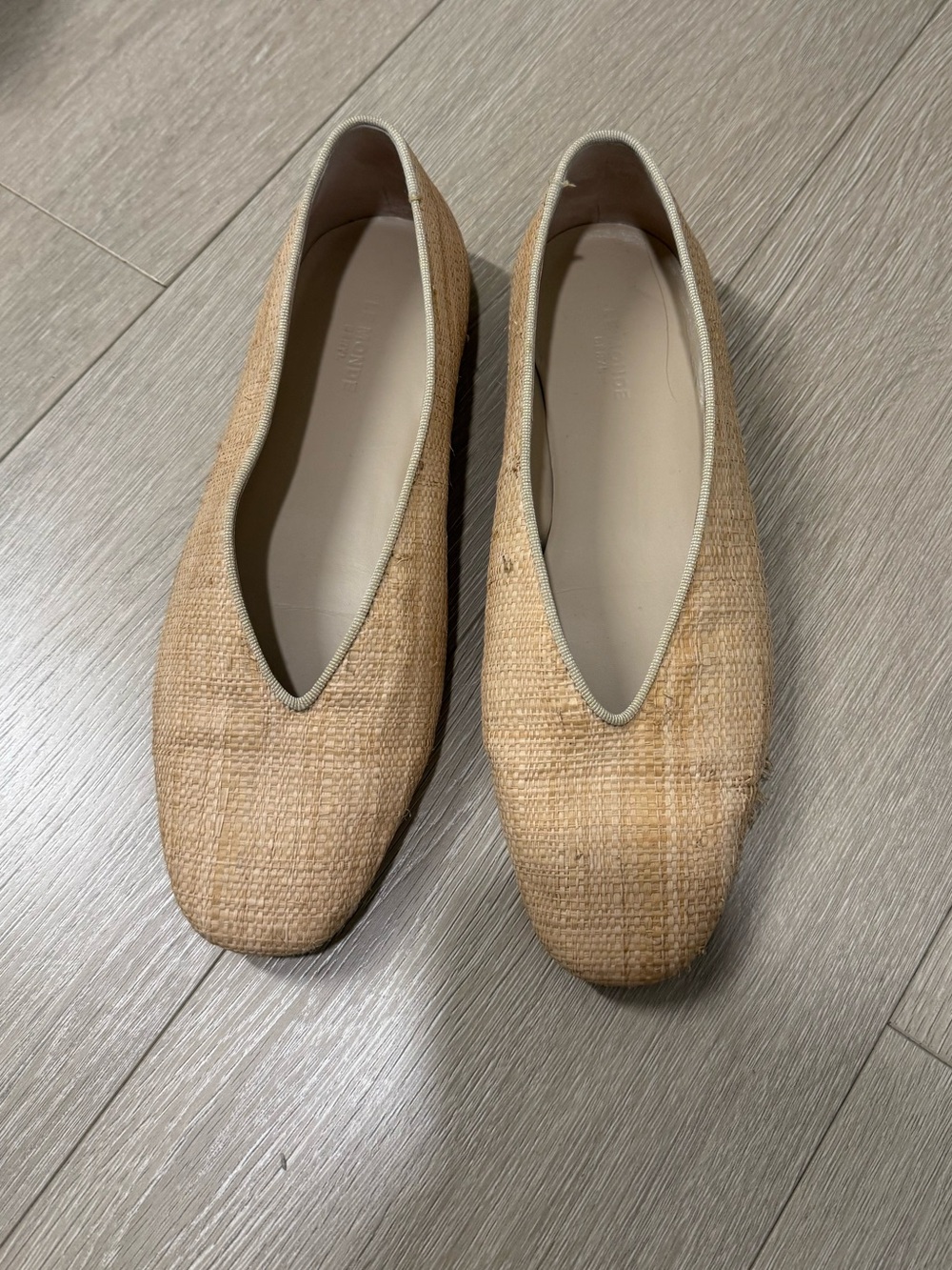 Le Monde Beryl Regency Raffia Flat